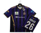 Quetta Gladiators PSL 2026 Jersey front with folded back showing player name and number | Athelex Pakistan