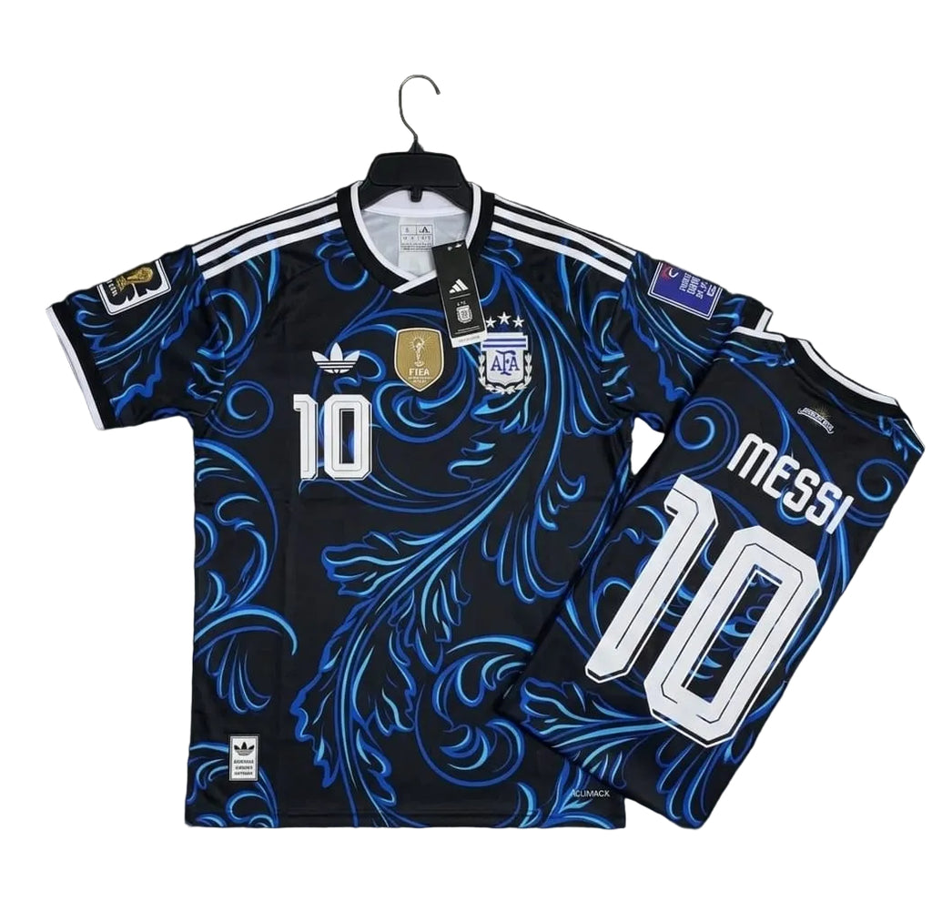 Argentina 2026 FIFA World Cup Away Jersey front with folded back showing player name and number | Athelex Pakistan