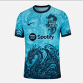 FC Barcelona Blue Dragon Special Edition Jersey 2025/26 front view | Athelex Pakistan
