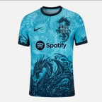 FC Barcelona Blue Dragon Special Edition Jersey 2025/26 front view | Athelex Pakistan