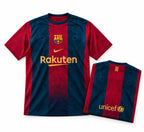 Barcelona Sagrada Familia Jersey 2021 front with folded back showing player name and number | Athelex Pakistan