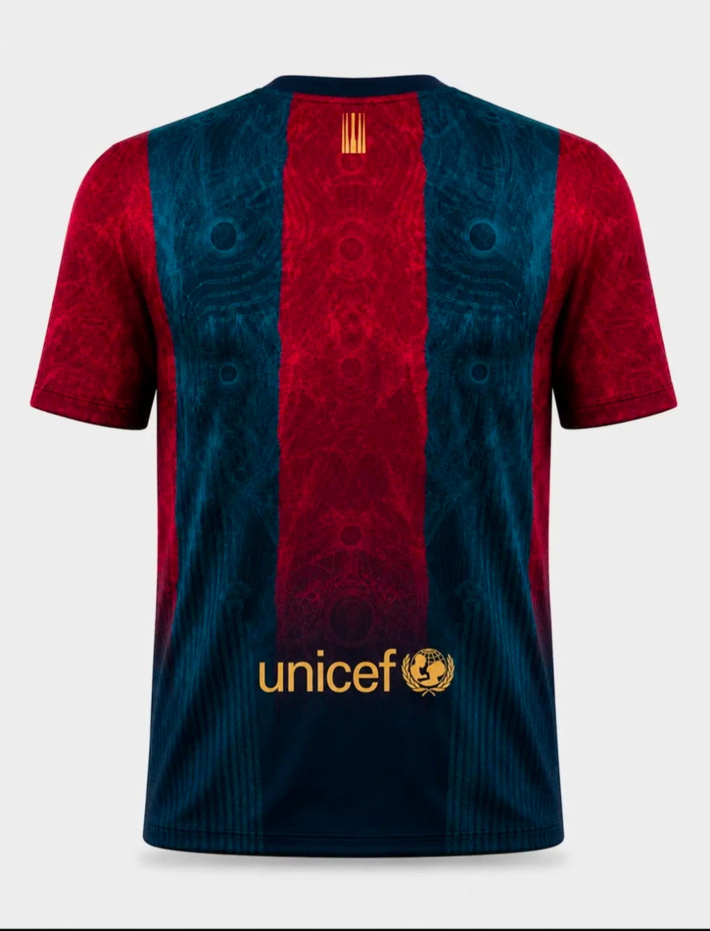 Barcelona Sagrada Familia Jersey 2021 back view | Athelex Pakistan
