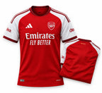 Arsenal FC Home Jersey 2026/27 front with folded back showing player name and number | Athelex Pakistan