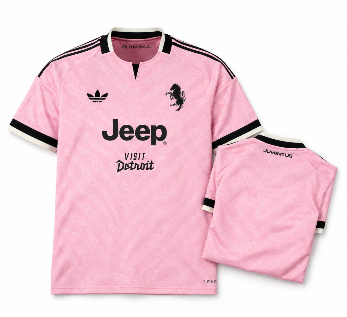 Juventus Away Jersey 2026/27 front with folded back showing player name and number | Athelex Pakistan