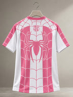 FC Barcelona x Spider-Man Pink Concept Jersey back view | Athelex Pakistan