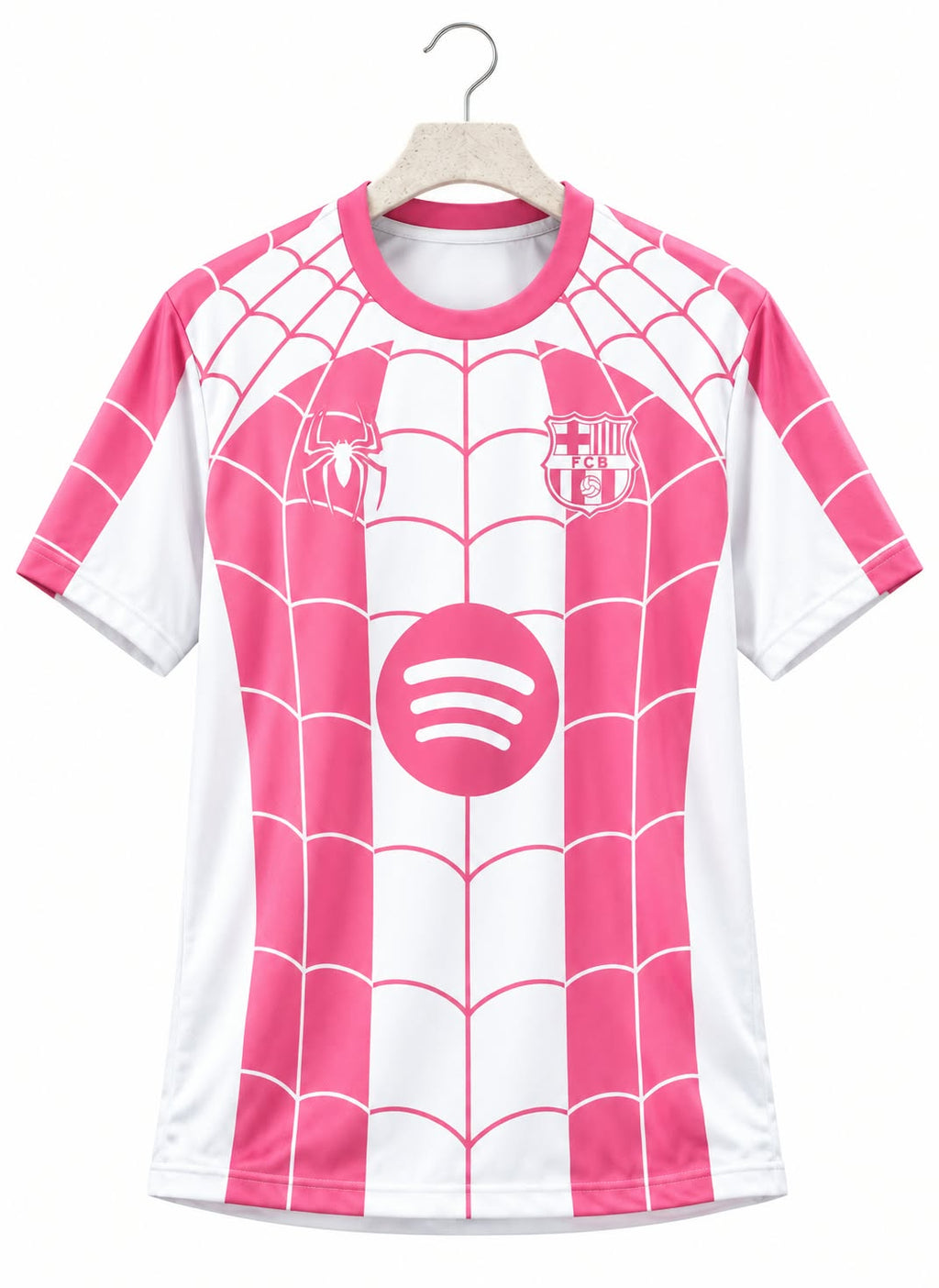 FC Barcelona x Spider-Man Pink Special Edition Concept Jersey