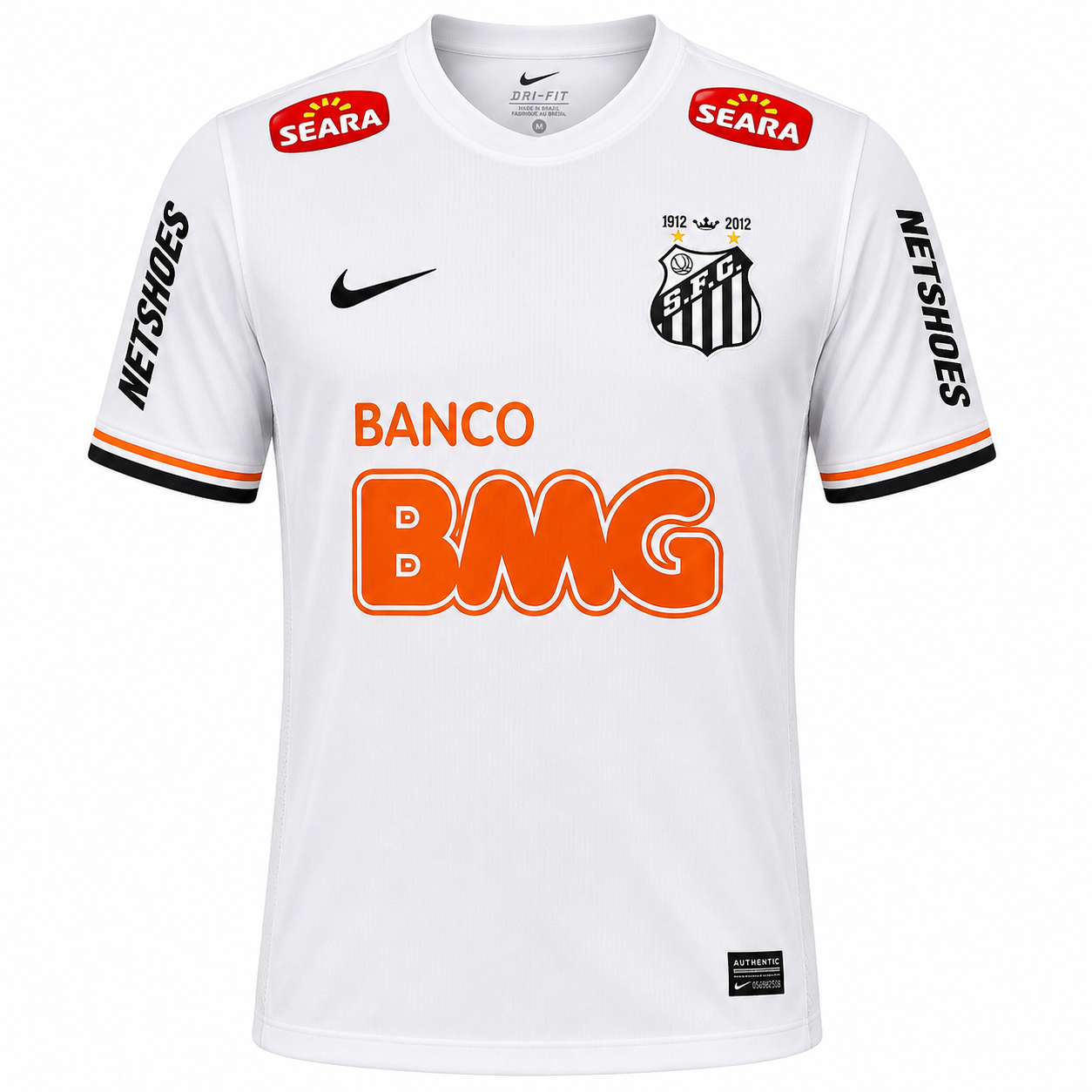 Santos FC centennial home 2012 jersey