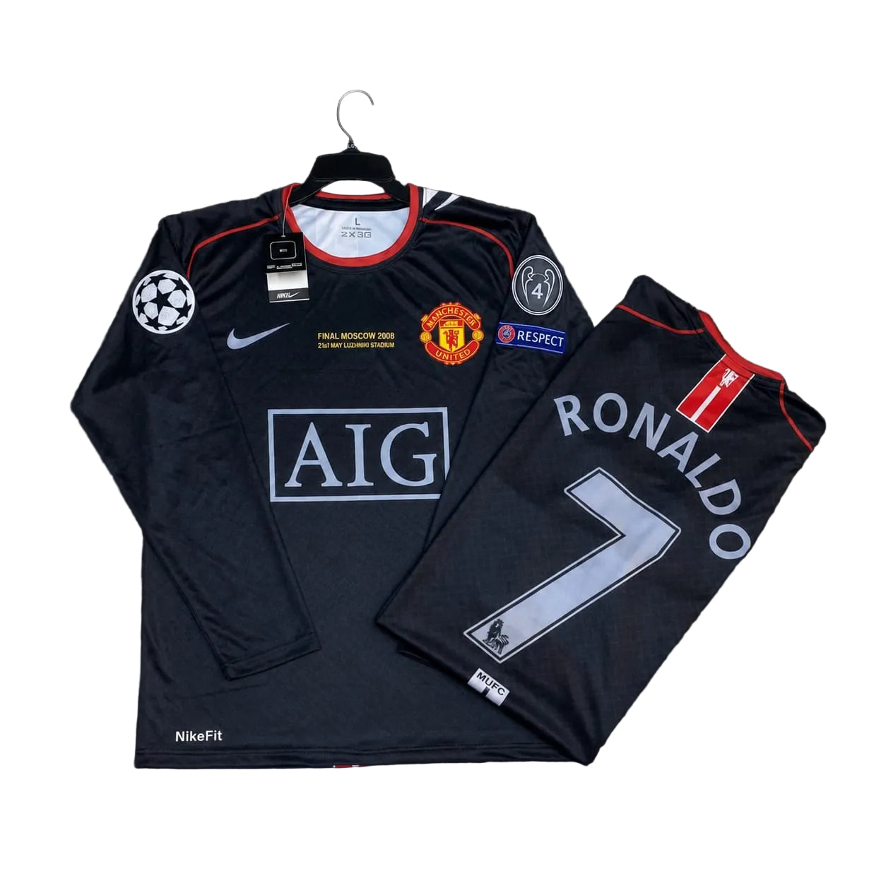 Manchester United 2007-08 Black Shirt