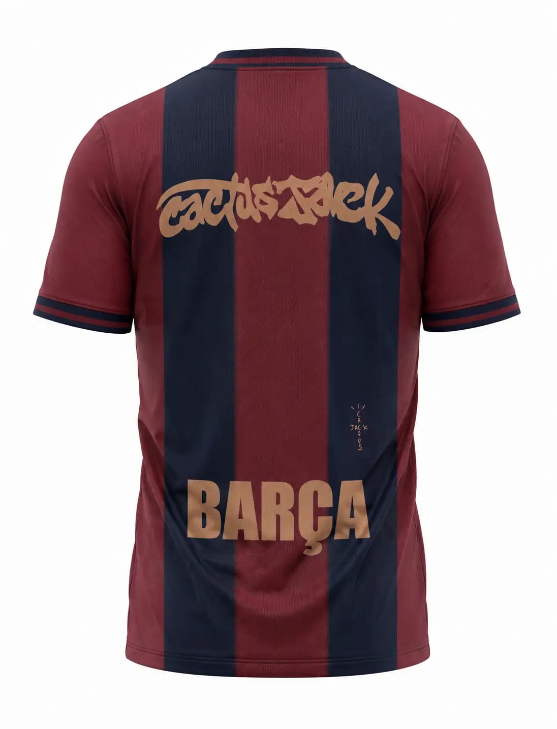 Barcelona Retro Skeleton Jersey 2000/01 back view | Athelex Pakistan