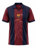 Barcelona Retro Skeleton Jersey 2000/01 front view | Athelex Pakistan