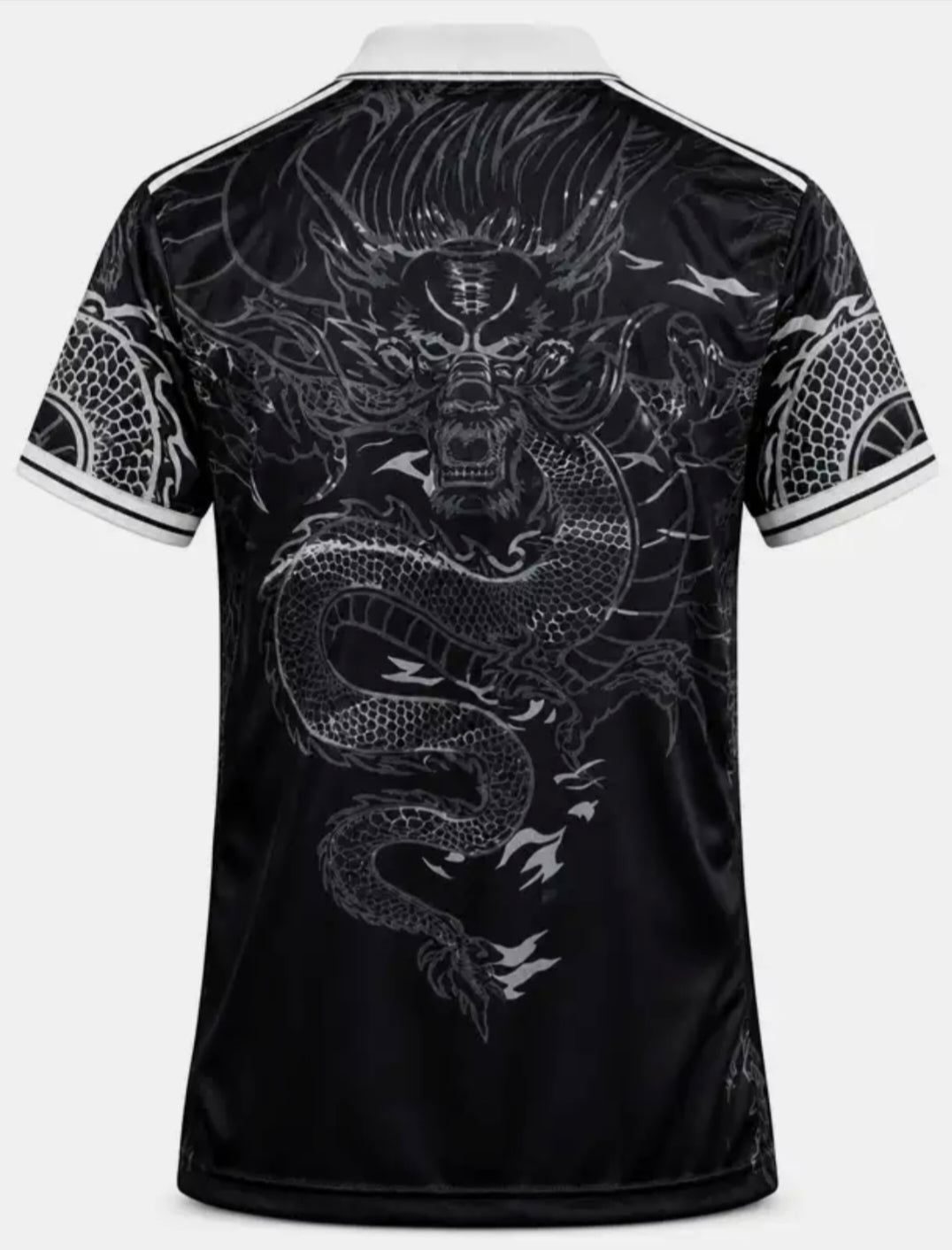 Real Madrid Black Dragon Jersey 2023/24 back view | Athelex Pakistan