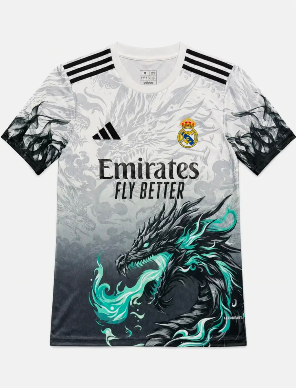 Real Madrid Blue Dragon Special Edition Jersey 2024/25 front view | Athelex Pakistan
