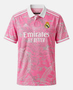 Real Madrid Pink Dragon Jersey 2023/24 front view | Athelex Pakistan