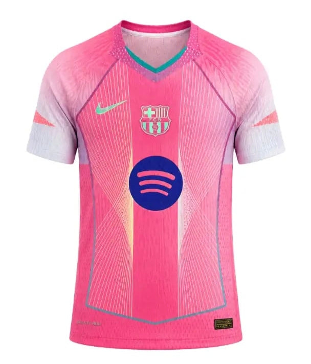 FC Barcelona Pink Special Edition Jersey 25/26 front view | Athelex Pakistan